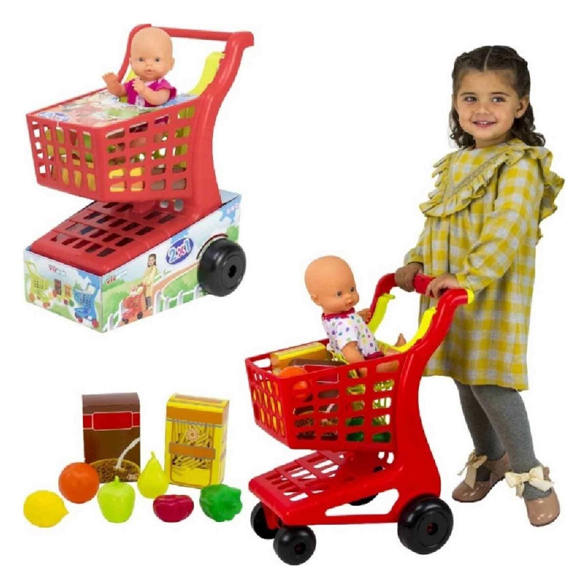 Cărucior de cumpărături Accesorii Figurină Jucărie - Jucarii si jocuri, Imitații de jocuri