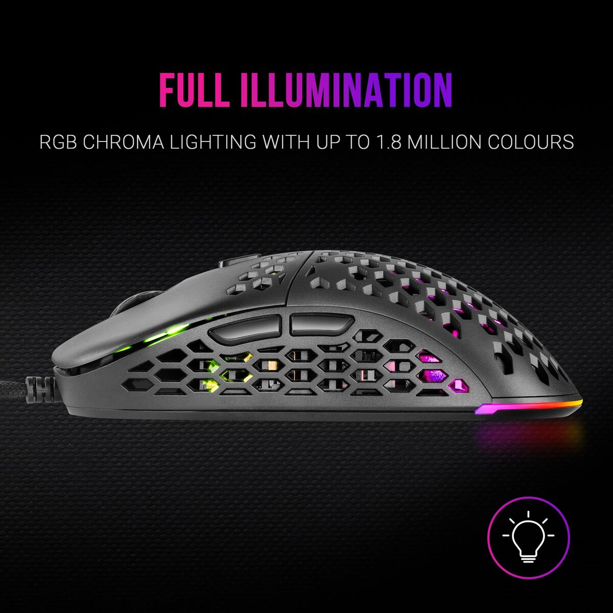 Mouse Gaming Mars Gaming MM55 Negru - Tehnică de calcul, Accesorii