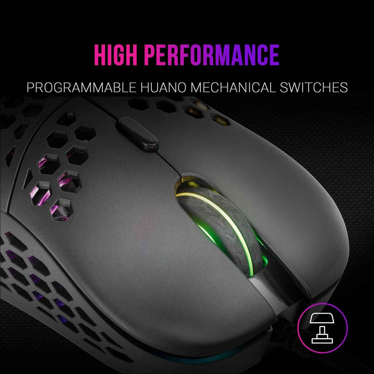 Mouse Gaming Mars Gaming MM55 Negru - Tehnică de calcul, Accesorii