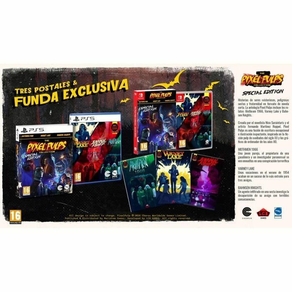 Joc video PlayStation 5 Microids The Pixel Pulps Collection Special Edition - Electronică, Joc video