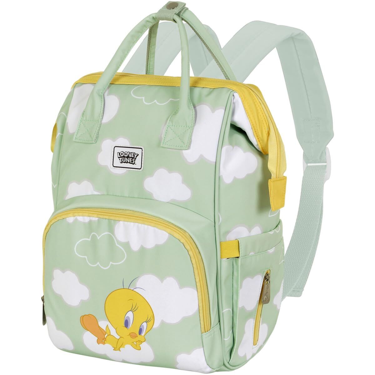 Ghiozdan Looney Tunes Verde - Birou și papetărie, Material școlar și educațional