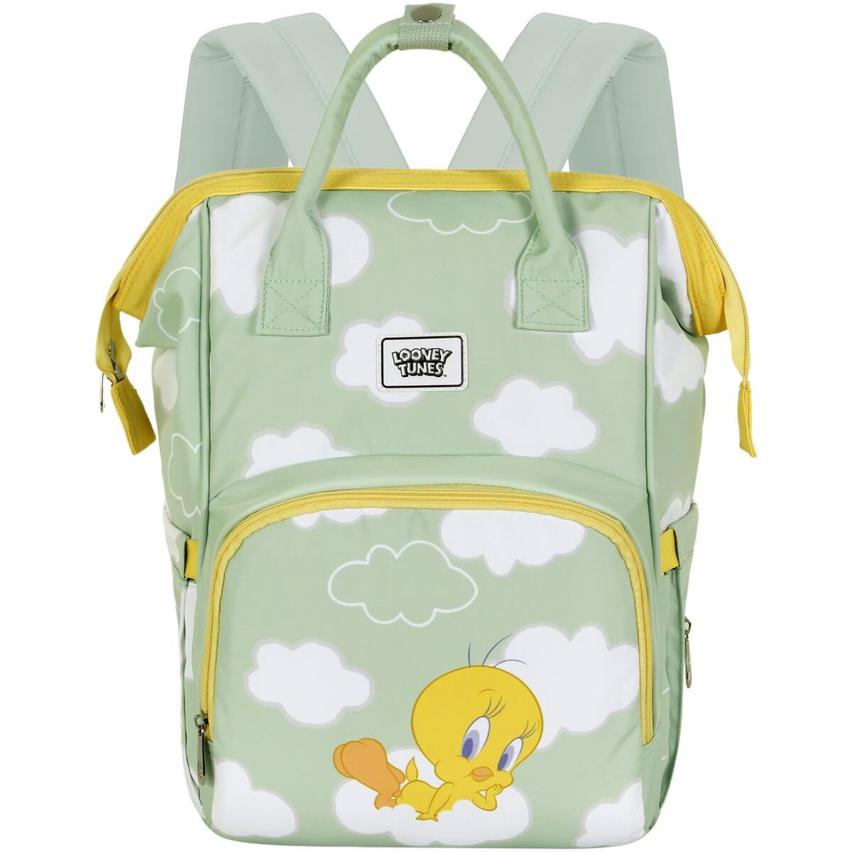 Ghiozdan Looney Tunes Verde - Birou și papetărie, Material școlar și educațional