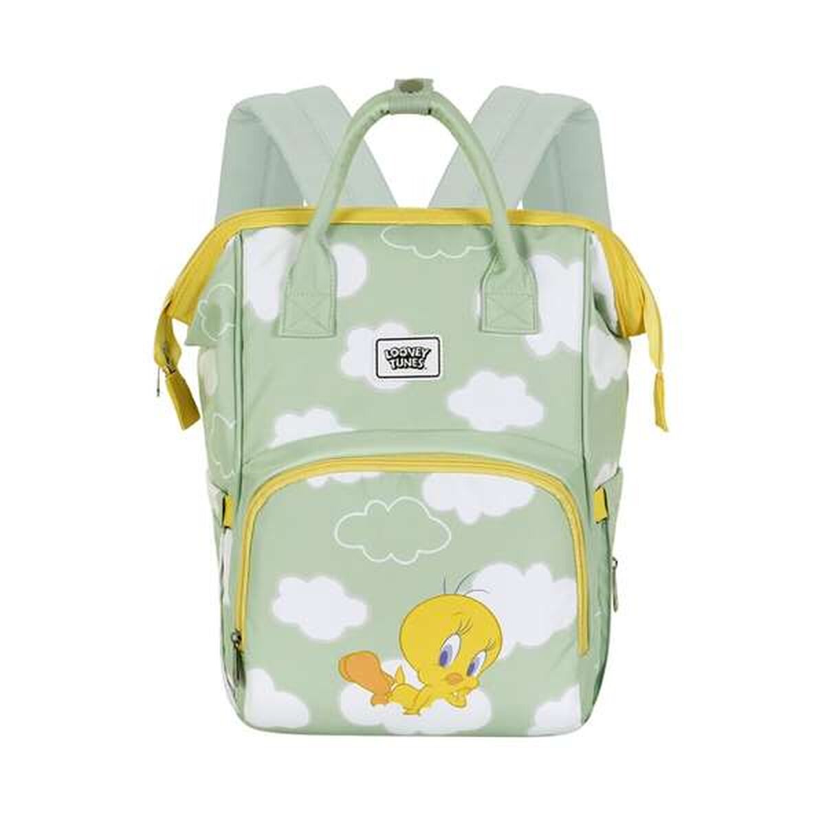 Ghiozdan Looney Tunes Verde - Birou și papetărie, Material școlar și educațional