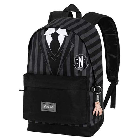 Ghiozdan Wednesday Negru 44 x 31 x 18 cm - Birou și papetărie, Material școlar și educațional