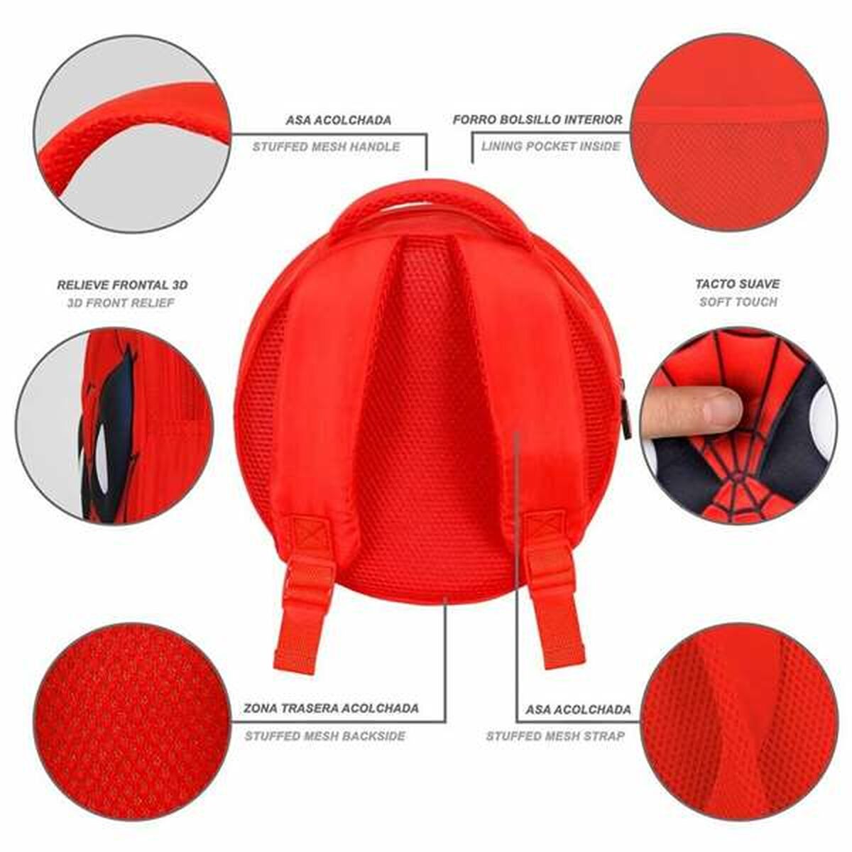 Rucsac pentru Copii Spider-Man 20 x 5 cm - Birou și papetărie, Material școlar și educațional