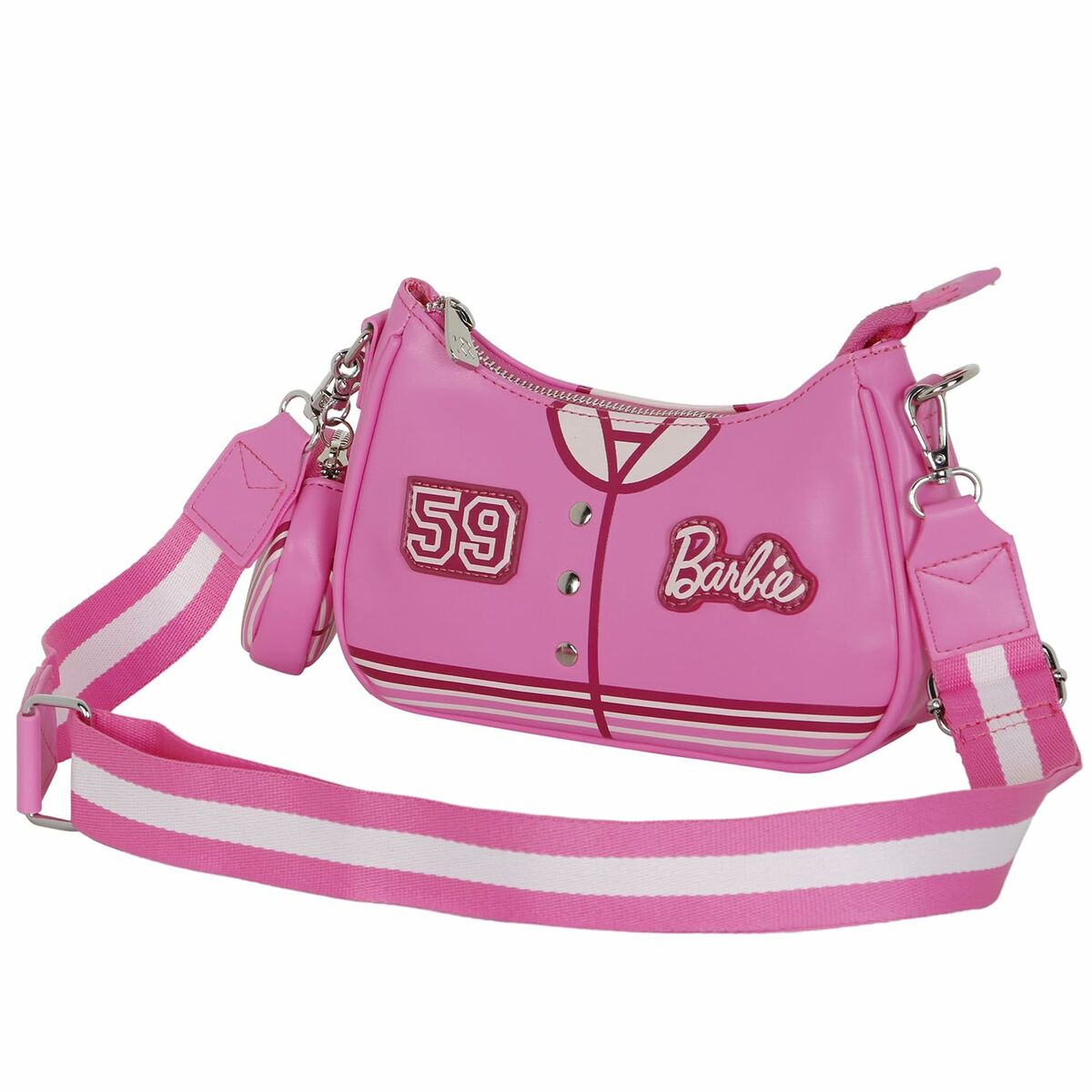 Geantă Bandulieră Barbie Fancy 2.0 Varsity 8 x 21 x 5,5 cm - Bagaje, Genți de mână