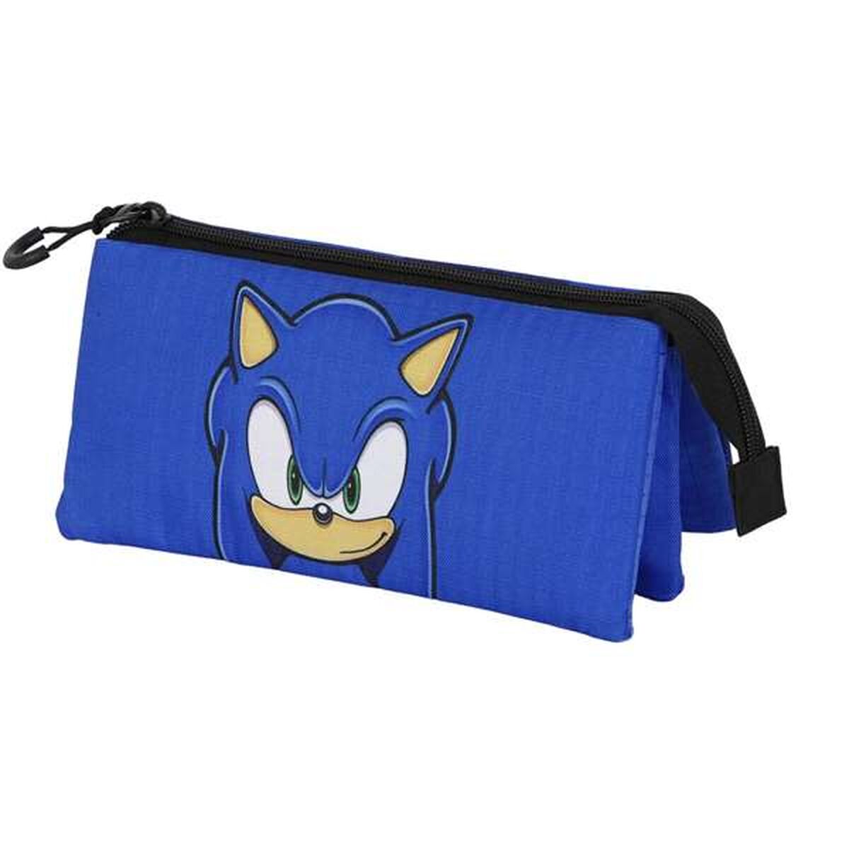 Penar triplu Sonic Albastru - Birou și papetărie, Material școlar și educațional