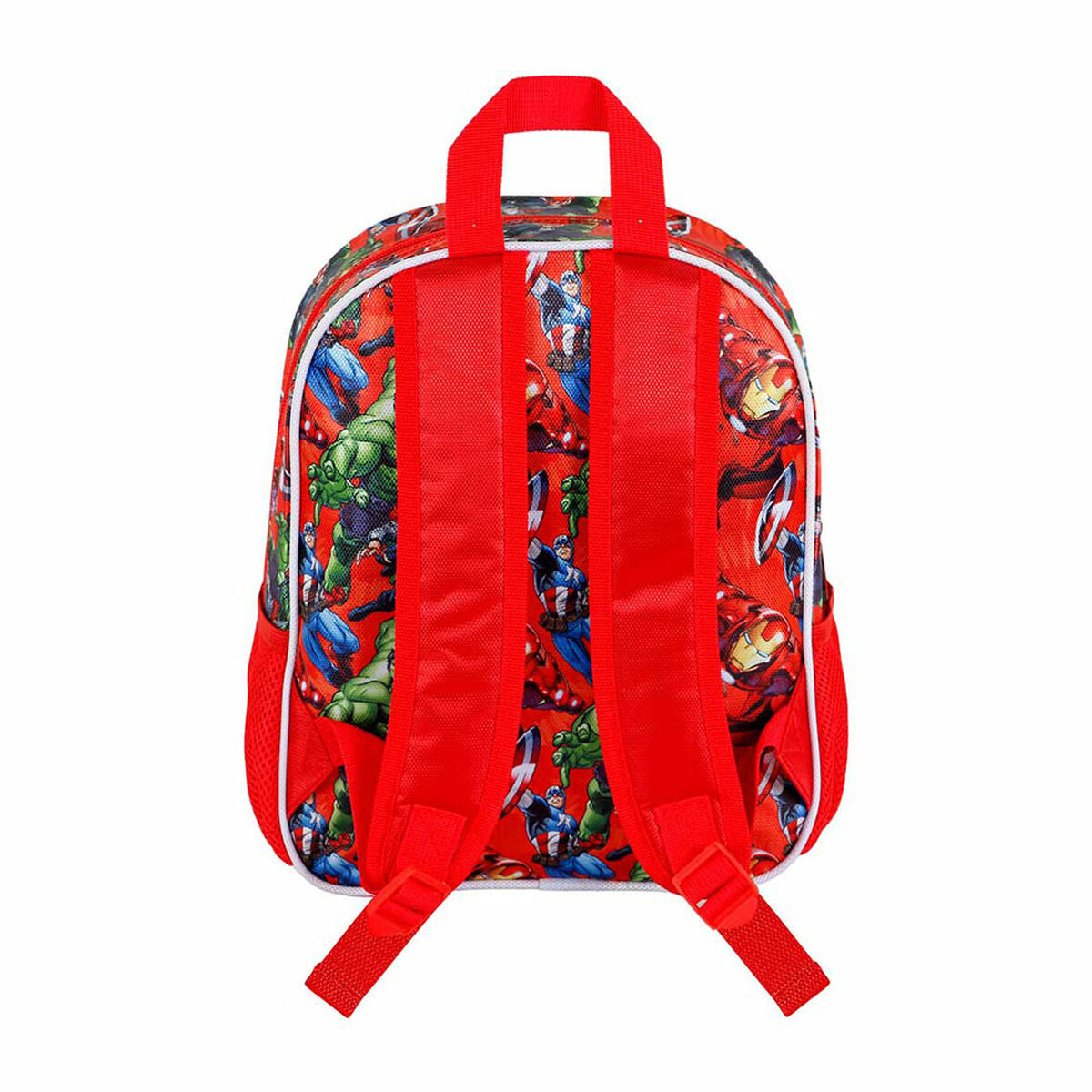 Ghiozdan 3D The Avengers Karactermania Roșu 26 x 11 x 31 cm - Birou și papetărie, Material școlar și educațional