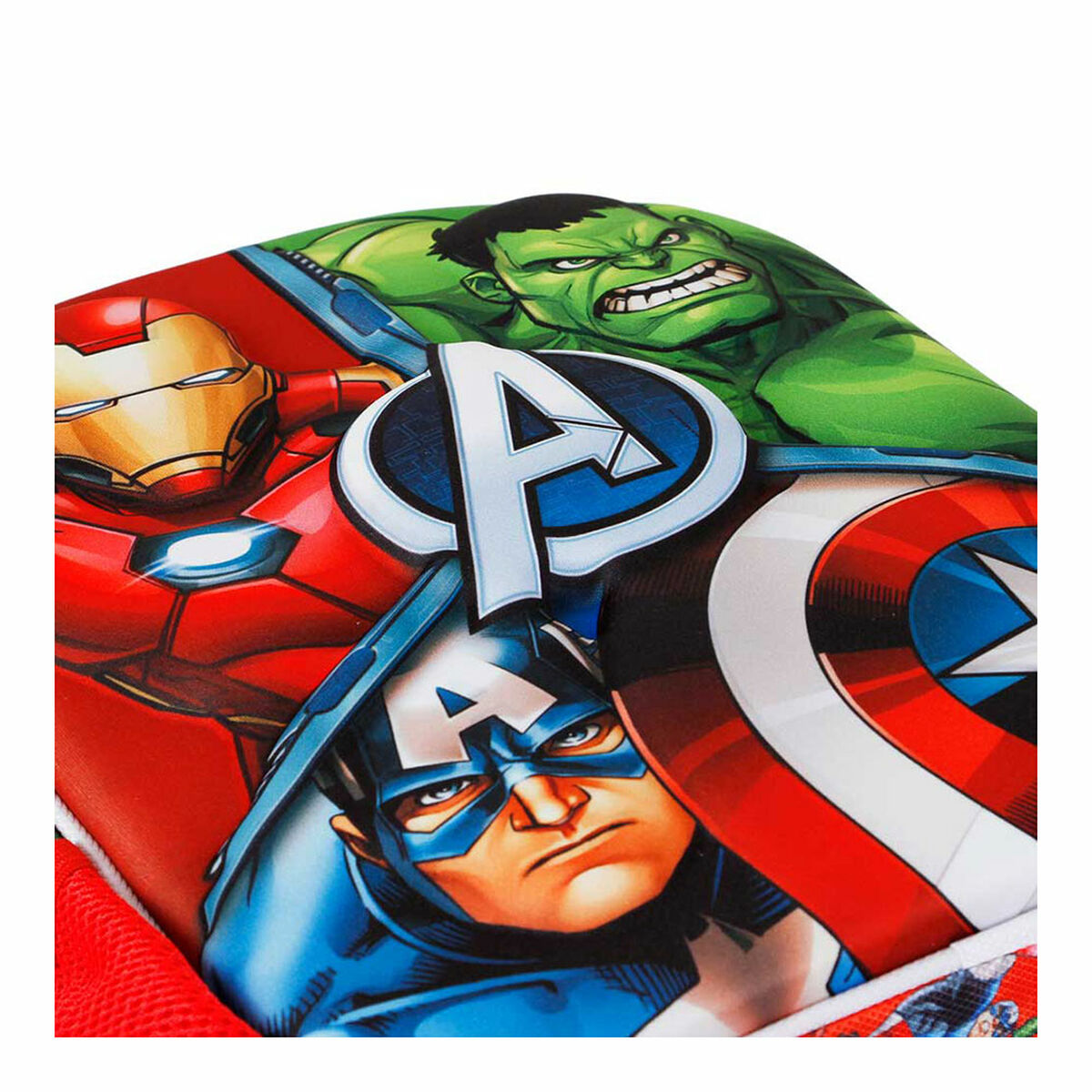 Ghiozdan 3D The Avengers Karactermania Roșu 26 x 11 x 31 cm - Birou și papetărie, Material școlar și educațional