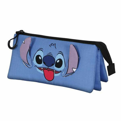Penar triplu Lilo & Stitch Cool 23 x 11 x 8 cm Albastru - Birou și papetărie, Material școlar și educațional