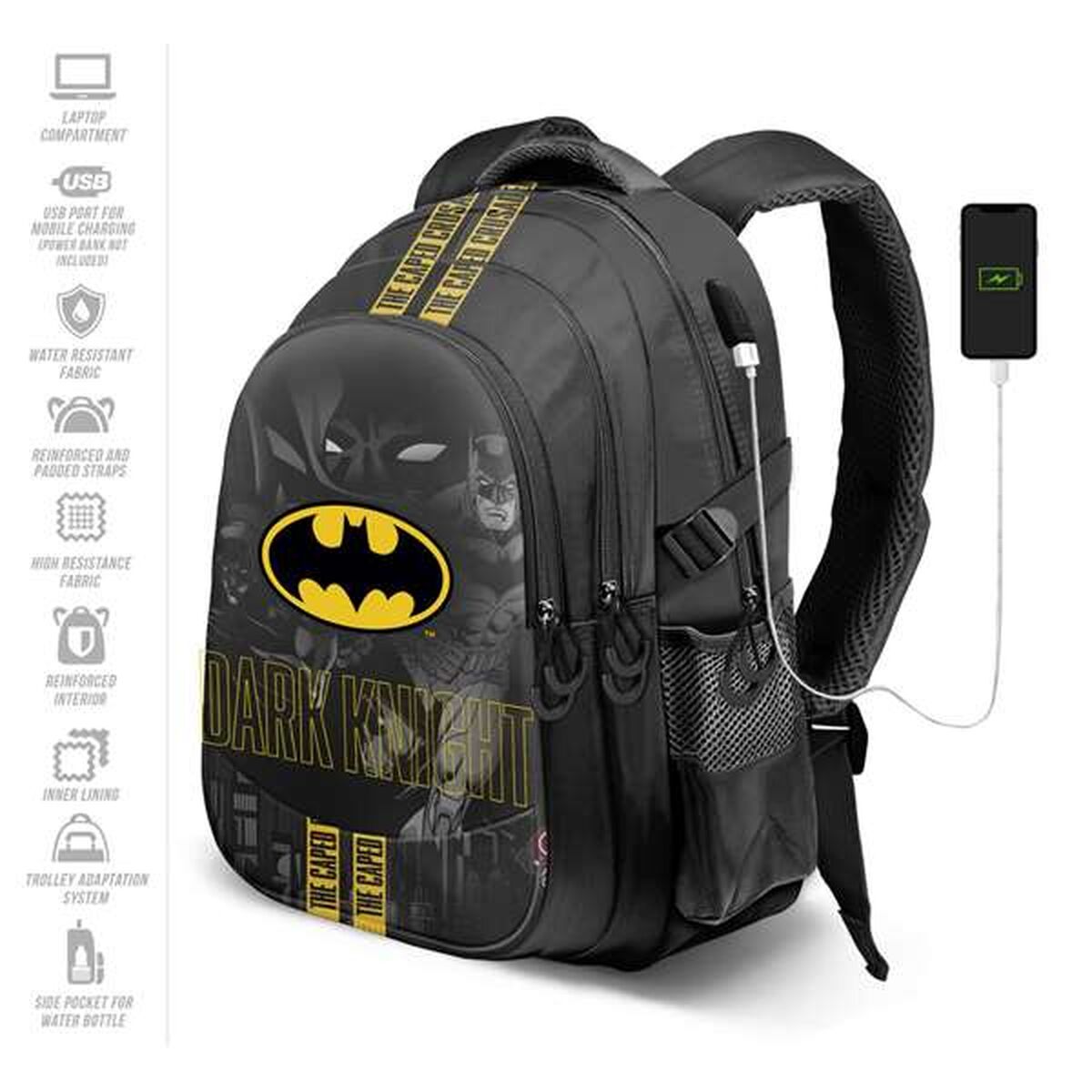 Ghiozdan Batman - Birou și papetărie, Material școlar și educațional