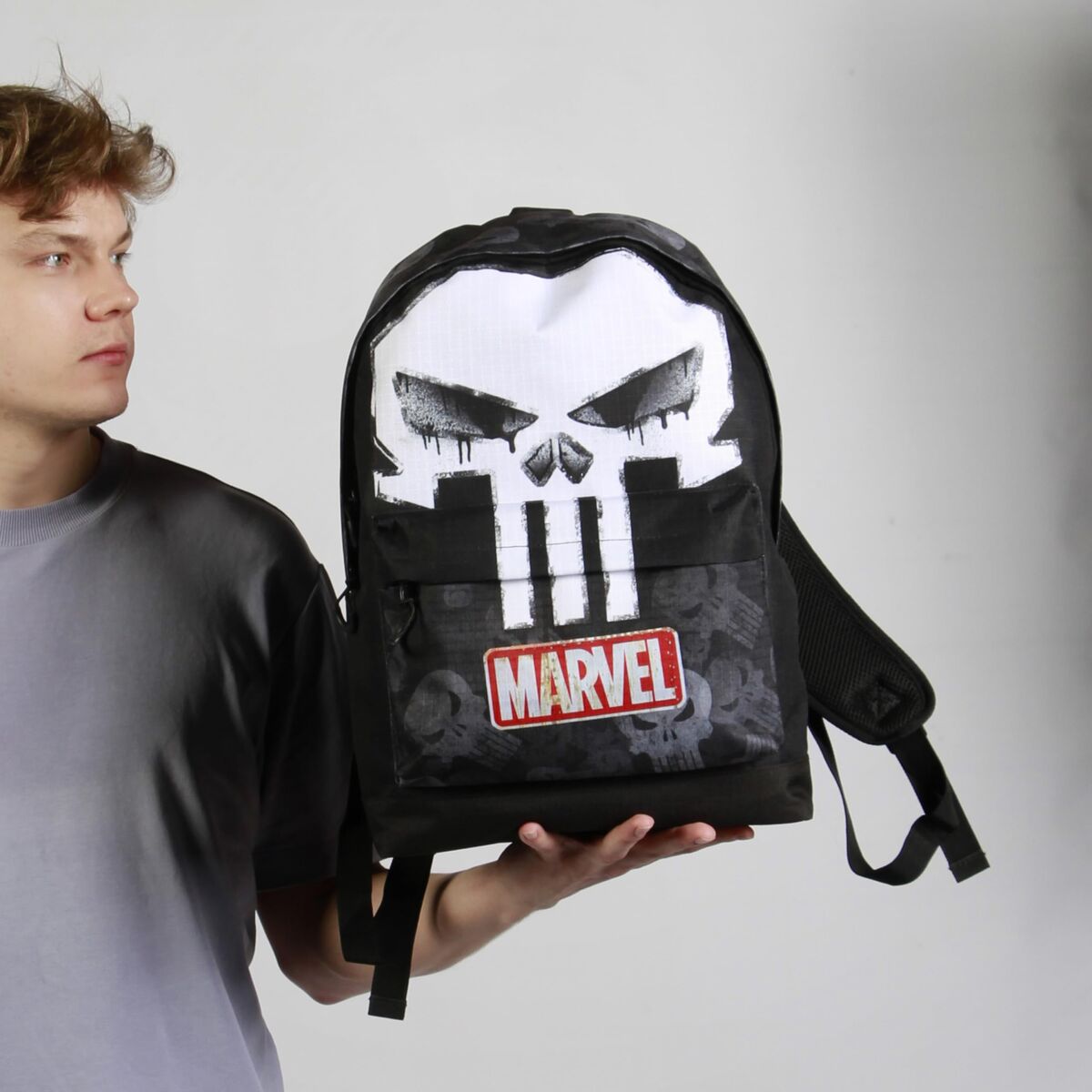 Ghiozdan Marvel Punisher Skull - Birou și papetărie, Material școlar și educațional