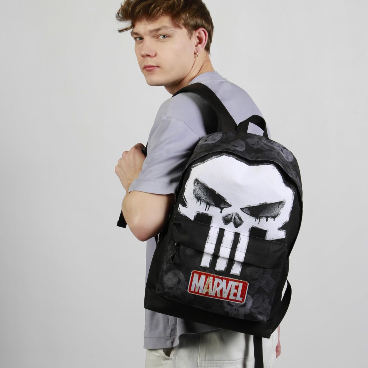 Ghiozdan Marvel Punisher Skull - Birou și papetărie, Material școlar și educațional