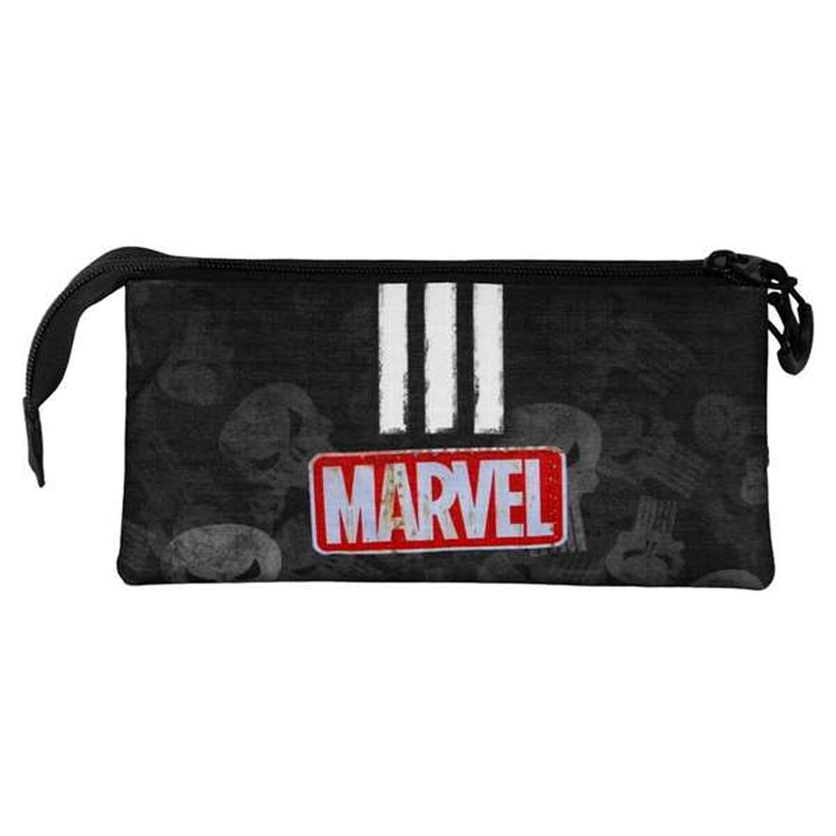 Penar triplu Marvel Negru - Birou și papetărie, Material școlar și educațional