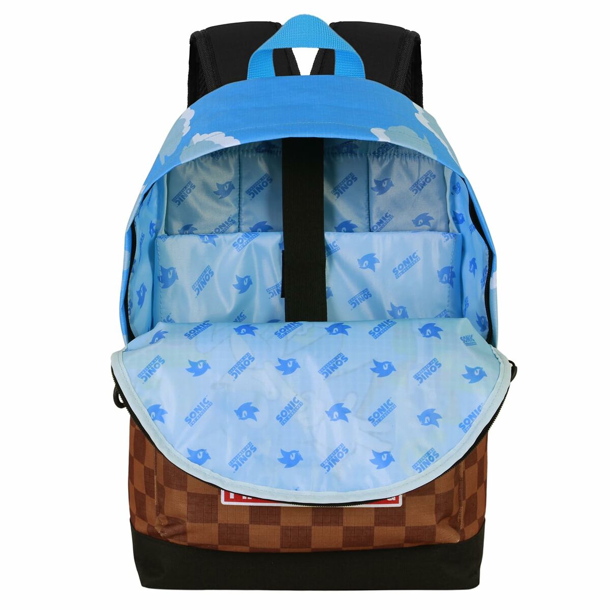 Ghiozdan Sonic Greenhill Multicolor 31 x 18 x 44 cm - Birou și papetărie, Material școlar și educațional