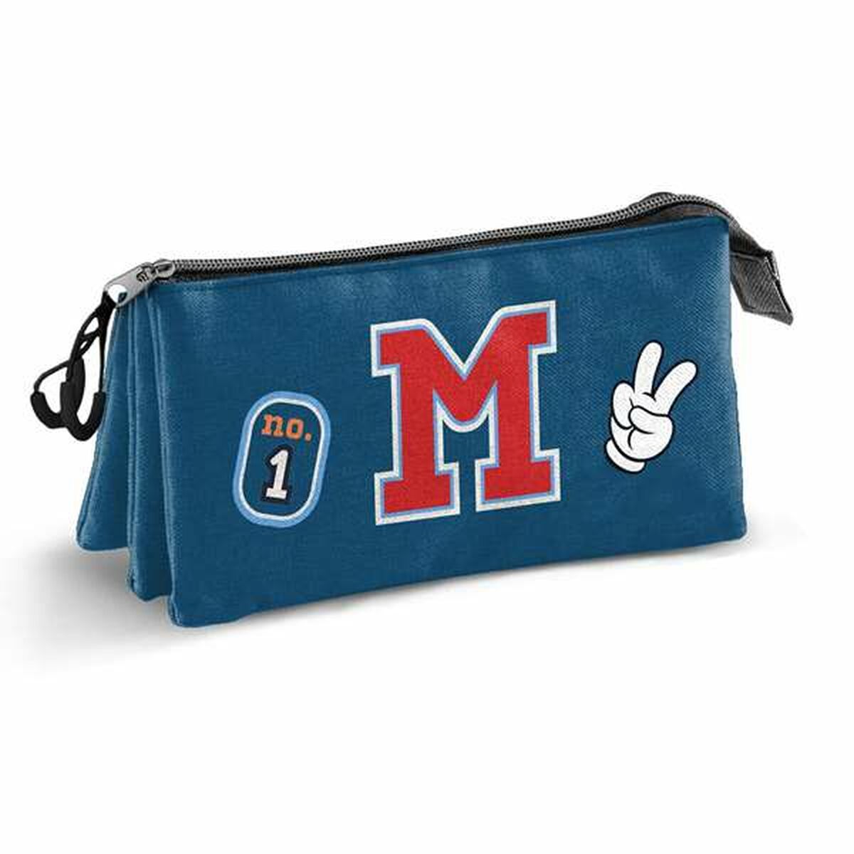 Penar triplu Mickey Mouse Class Albastru 23 x 8 x 11 cm - Birou și papetărie, Material școlar și educațional