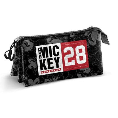 Penar triplu Mickey Mouse Negru - Birou și papetărie, Material școlar și educațional