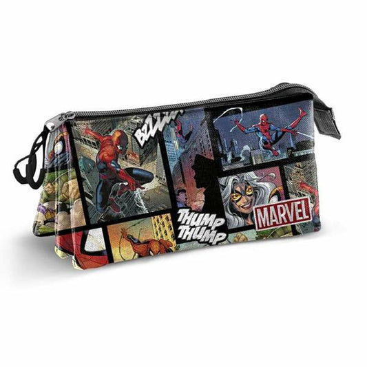 Penar triplu Spider-Man 23 x 8 x 11 cm - Birou și papetărie, Material școlar și educațional