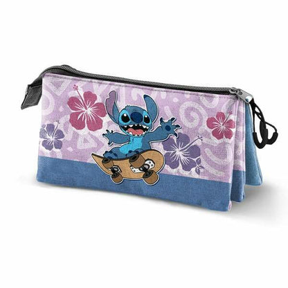 Penar triplu Lilo & Stitch 23 x 8 x 11 cm - Birou și papetărie, Material școlar și educațional