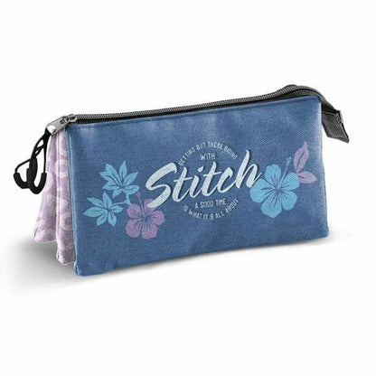 Penar triplu Lilo & Stitch 23 x 8 x 11 cm - Birou și papetărie, Material școlar și educațional