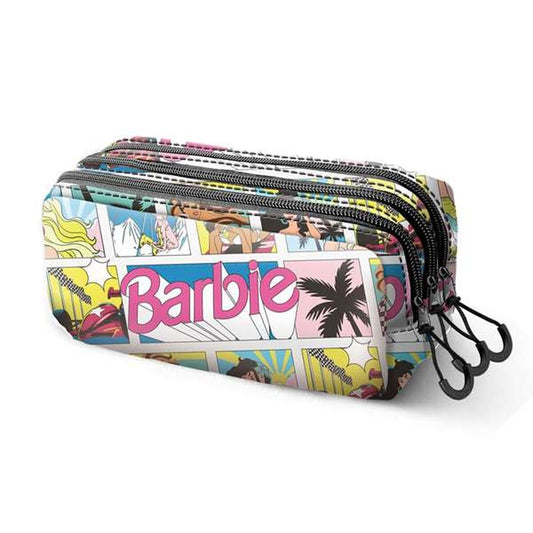 Penar triplu Barbie Roz - Birou și papetărie, Material școlar și educațional