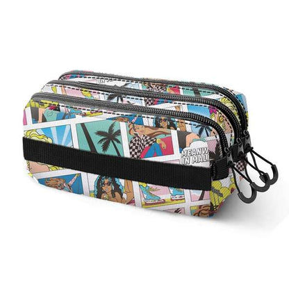 Penar triplu Barbie Roz - Birou și papetărie, Material școlar și educațional