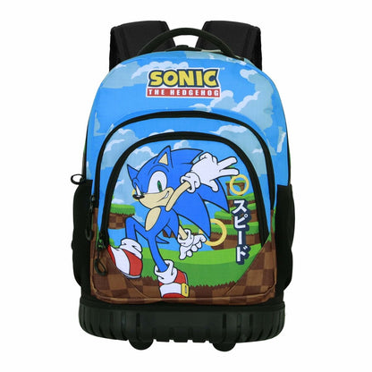 Ghiozdan Sonic Greenhill - Birou și papetărie, Material școlar și educațional