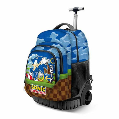 Ghiozdan Sonic Greenhill - Birou și papetărie, Material școlar și educațional