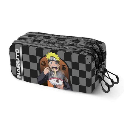 Penar triplu Naruto Ichiraku Negru - Birou și papetărie, Material școlar și educațional