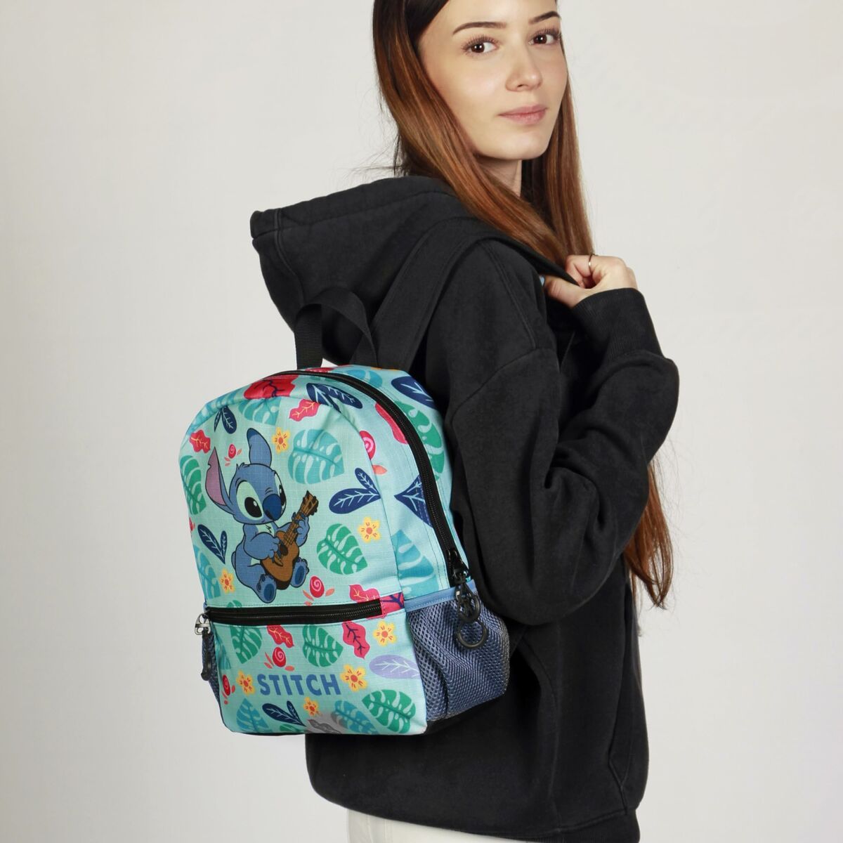 Ghiozdan Lilo & Stitch Guitar 26 x 12 x 33 cm Multicolor - Birou și papetărie, Material școlar și educațional