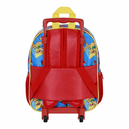 Ghiozdan 3D cu Roți Mickey Mouse Scooter Albastru Roșu 26 x 13 x 34 cm - Birou și papetărie, Material școlar și educațional