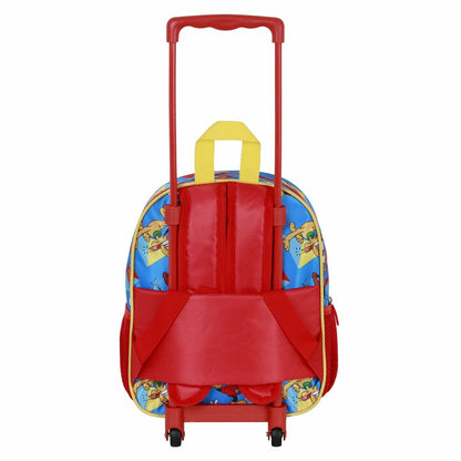 Ghiozdan 3D cu Roți Mickey Mouse Scooter Albastru Roșu 26 x 13 x 34 cm - Birou și papetărie, Material școlar și educațional