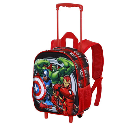 Ghiozdan 3D cu Roți The Avengers - Birou și papetărie, Material școlar și educațional