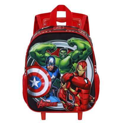 Ghiozdan 3D cu Roți The Avengers - Birou și papetărie, Material școlar și educațional
