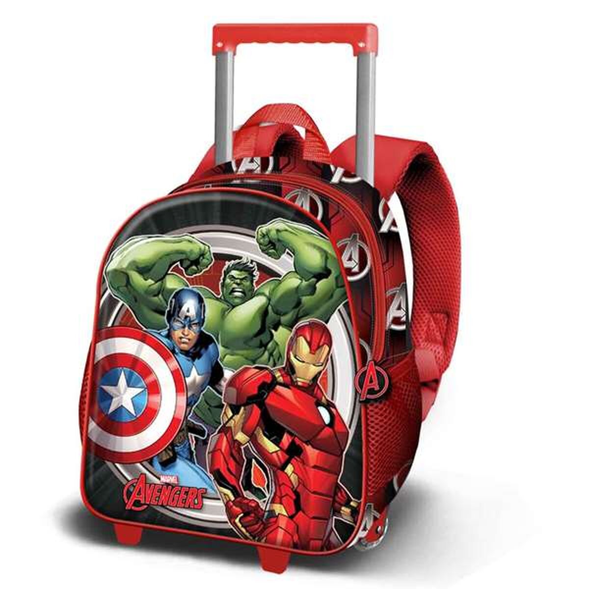 Ghiozdan 3D cu Roți The Avengers - Birou și papetărie, Material școlar și educațional