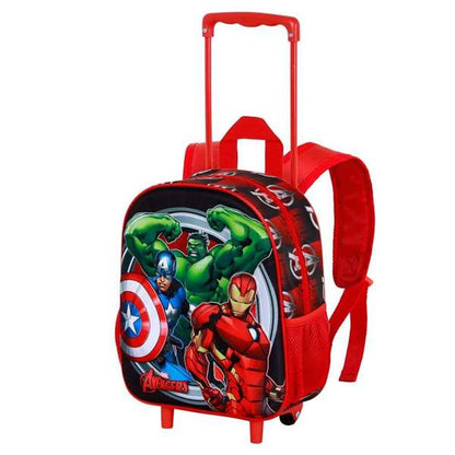 Ghiozdan 3D cu Roți The Avengers - Birou și papetărie, Material școlar și educațional