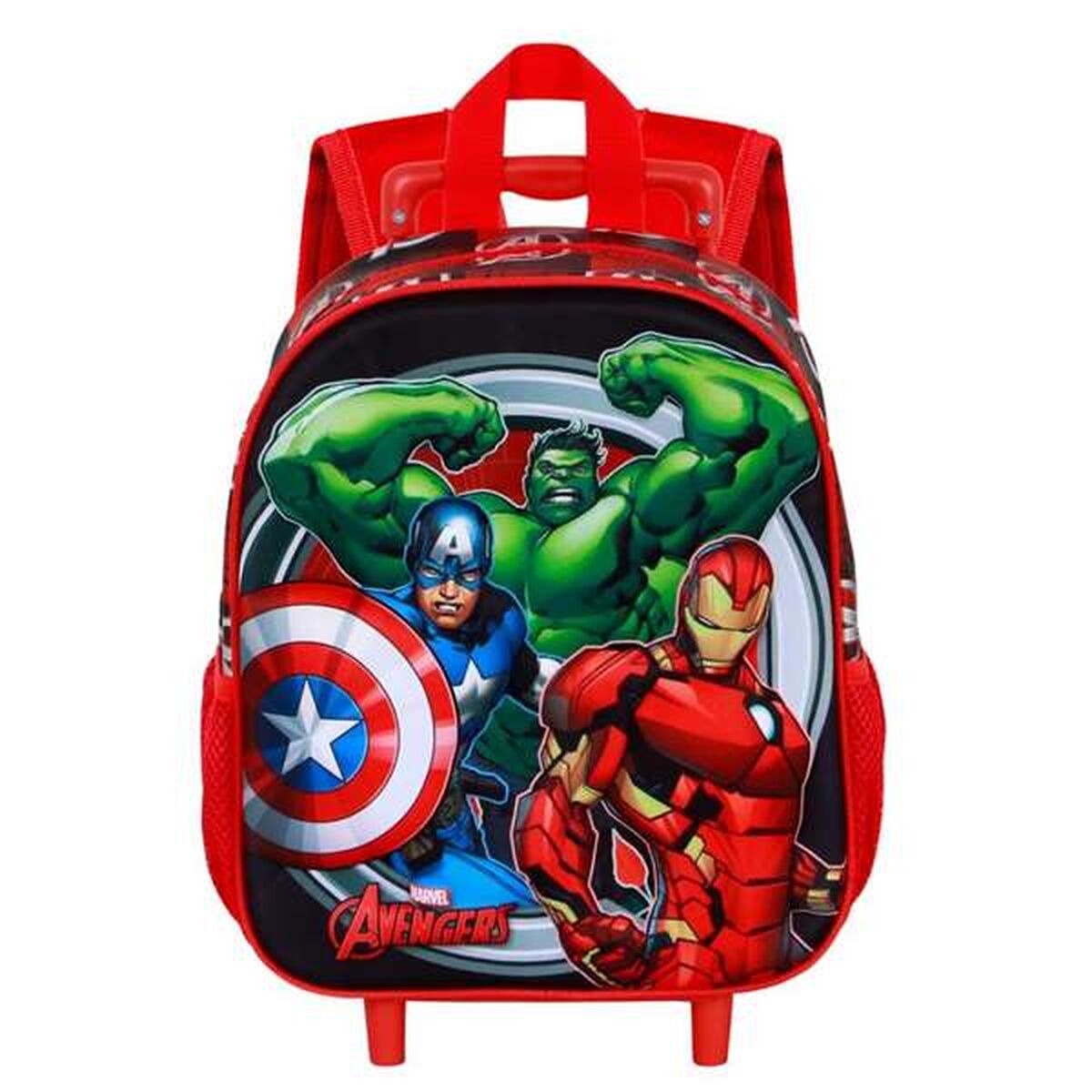 Ghiozdan 3D cu Roți The Avengers - Birou și papetărie, Material școlar și educațional