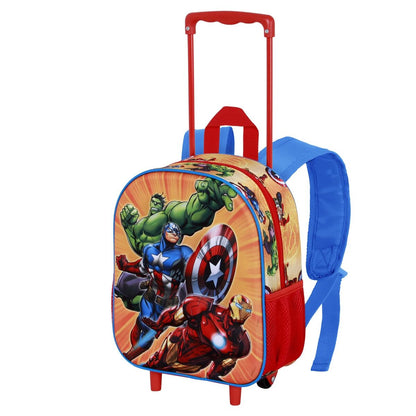 Ghiozdan 3D cu Roți The Avengers - Birou și papetărie, Material școlar și educațional