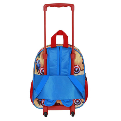Ghiozdan 3D cu Roți The Avengers - Birou și papetărie, Material școlar și educațional