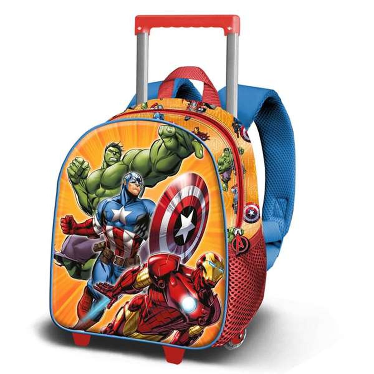 Ghiozdan 3D cu Roți The Avengers - Birou și papetărie, Material școlar și educațional