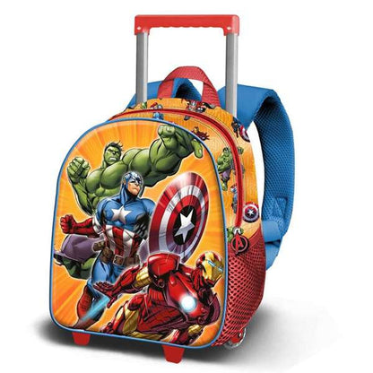 Ghiozdan 3D cu Roți The Avengers - Birou și papetărie, Material școlar și educațional