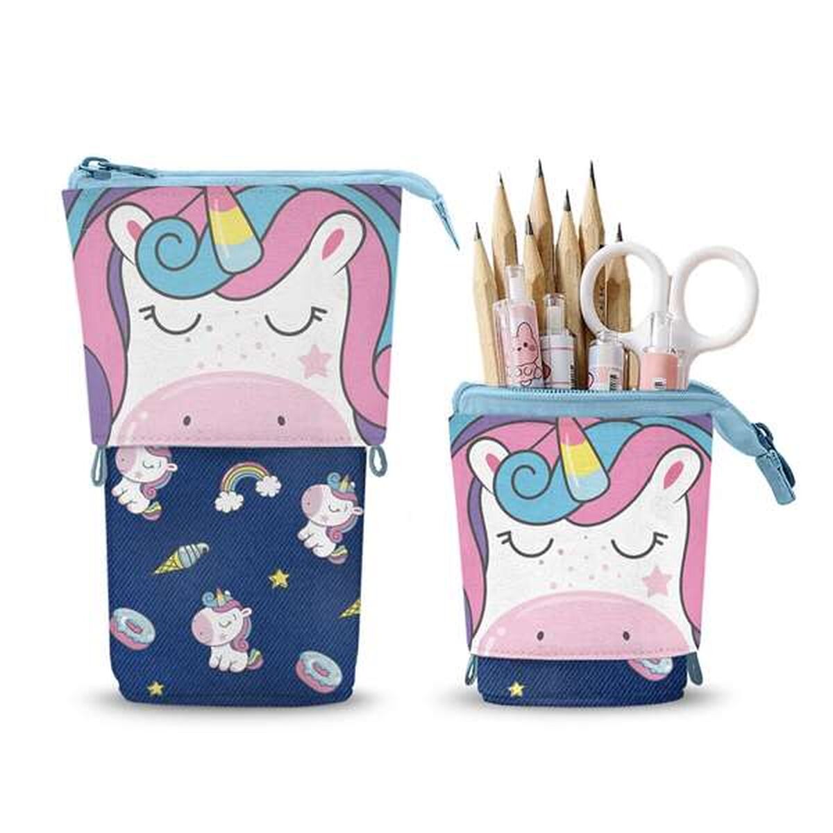 Geantă Universală Oh My Pop! Bleumarin Unicorn - Birou și papetărie, Material școlar și educațional