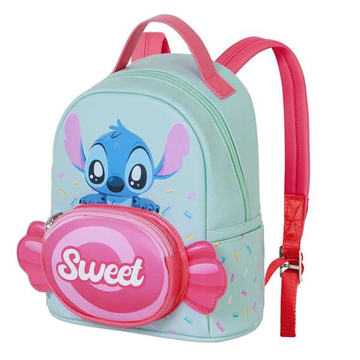Ghiozdan Lilo & Stitch Albastru 25 x 22 x 15 cm - Birou și papetărie, Material școlar și educațional