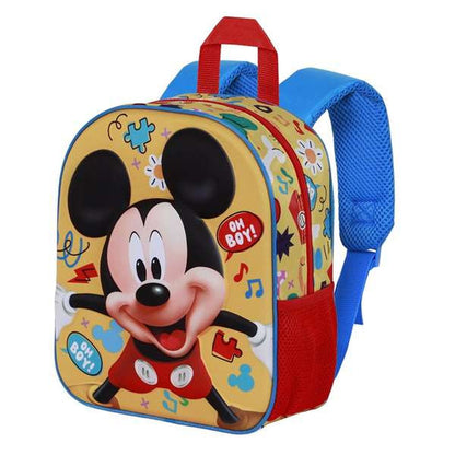 Ghiozdan Mickey Mouse Galben 30 x 25 x 10 cm - Birou și papetărie, Material școlar și educațional