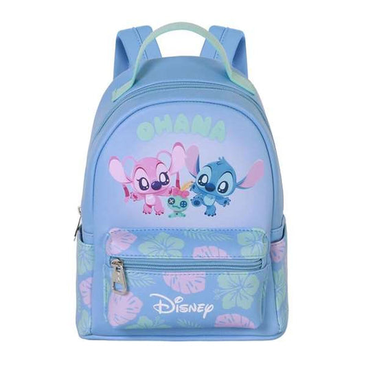 Ghiozdan Lilo & Stitch Albastru 25 x 22 x 15 cm - Birou și papetărie, Material școlar și educațional