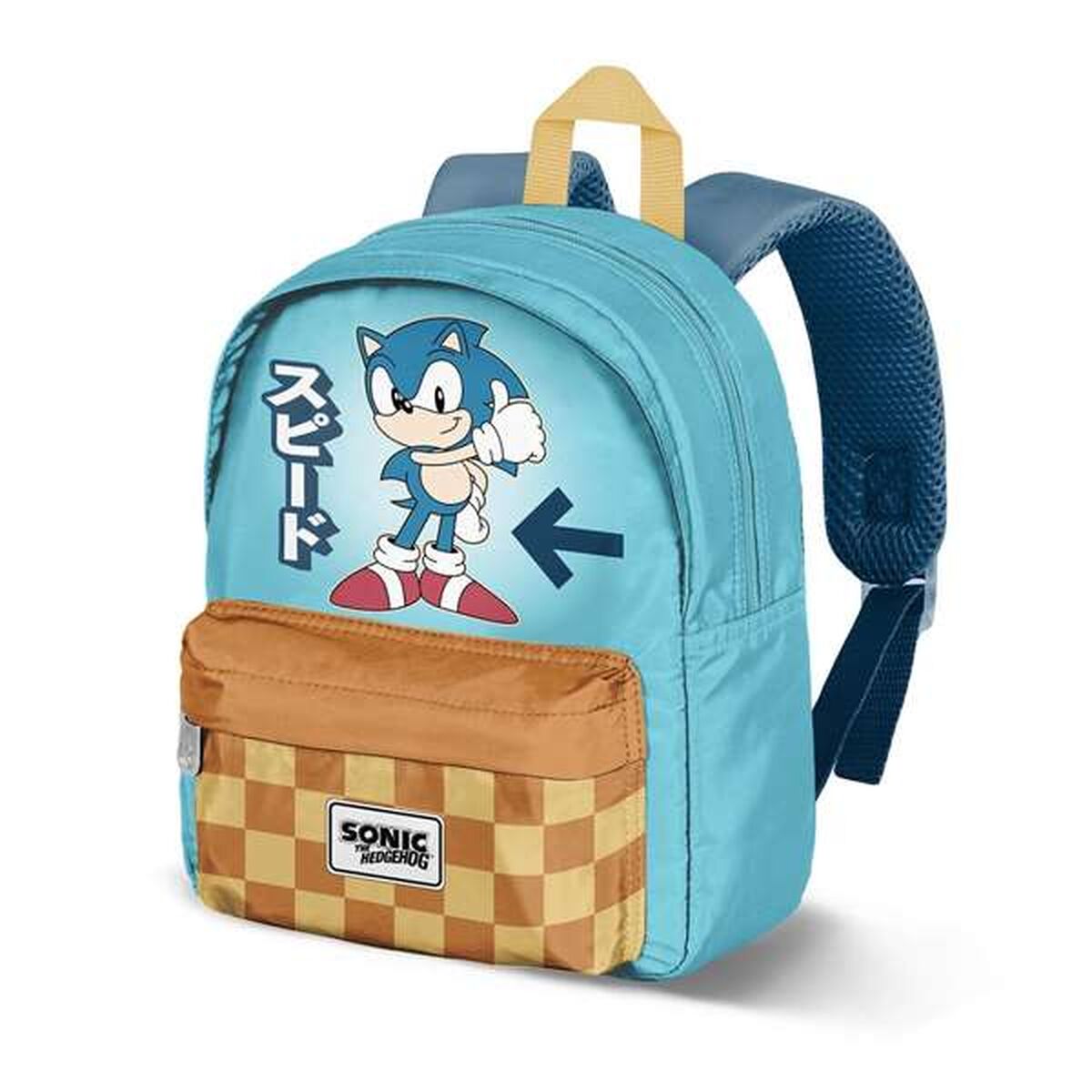 Ghiozdan Sonic Albastru 27 x 22 x 10 cm - Birou și papetărie, Material școlar și educațional