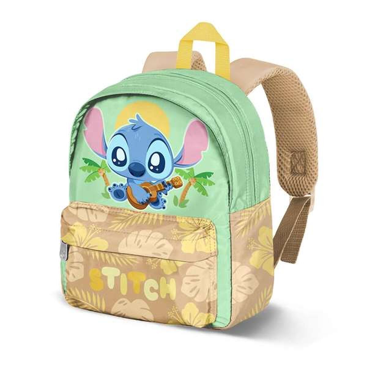 Ghiozdan Stitch Verde 27 x 22 x 10 cm - Birou și papetărie, Material școlar și educațional