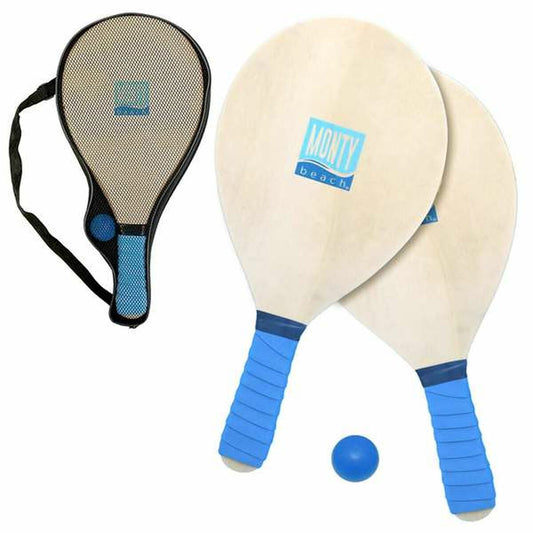 Palete de Plajă cu Minge Juinsa Lemn 20 x 43 cm - Jucarii si jocuri, În aer liber și sport
