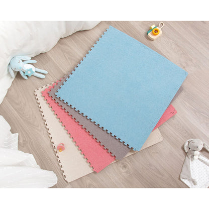 Saltea de joacă 60 x 60 x 1 cm Albastru 4 Piese - Bebelus, Activitate și divertisment