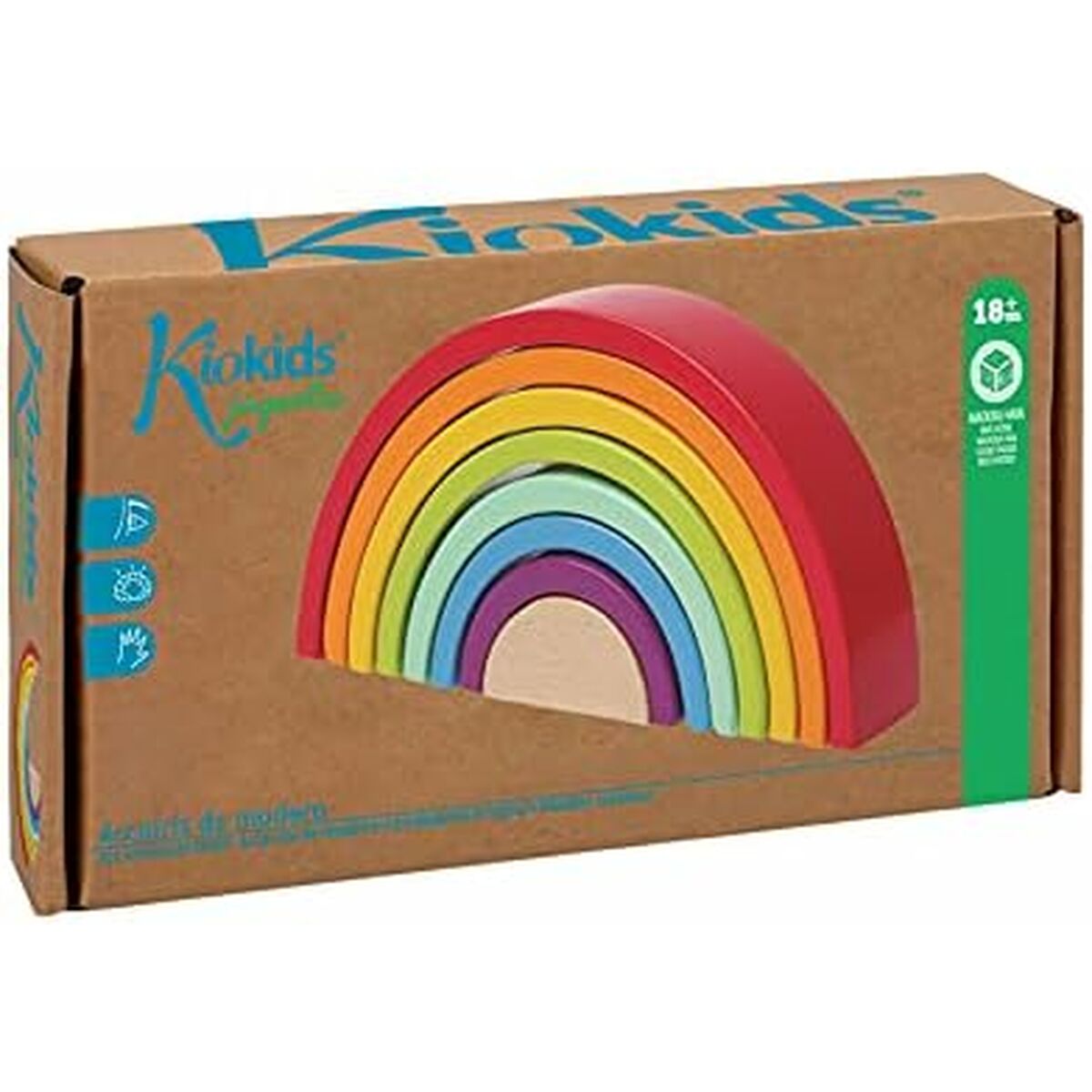 Blocuri Stivuibile 8 Piese - Bebelus, Jucăriile copilăriei timpurii